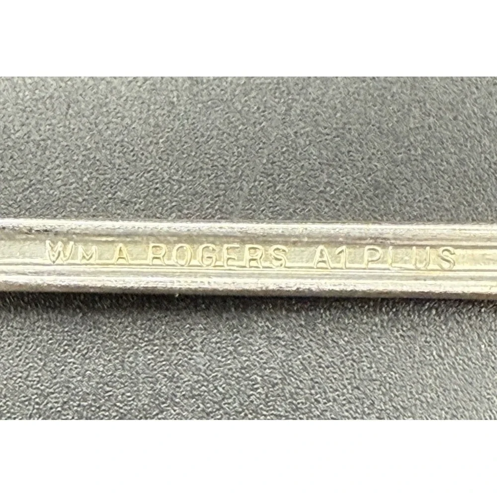 VTG Oneida WM. A. Rogers Croydon Mary Lee Silverplate Iced Tea Spoons 1932 Set 3